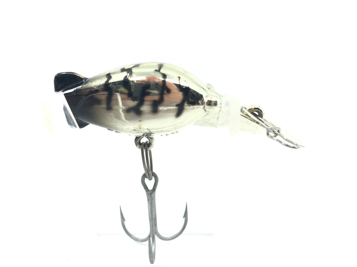 Luhr-Jensen Hot Shot Size 30 Chrome with Black Ribs Rare Color