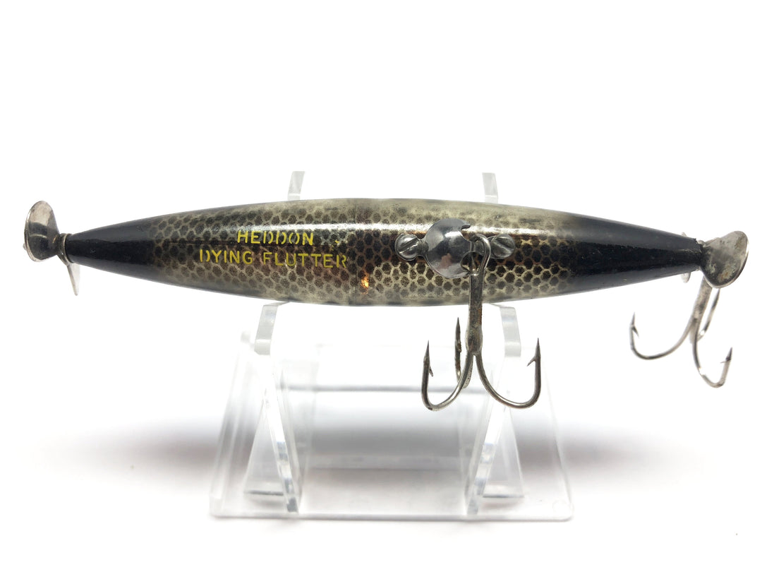 Heddon Dying Flutter Black Silver Color