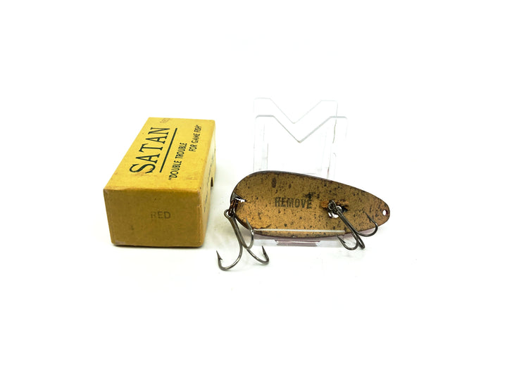 Satan Tandem Spoon, White/Red Color with Box