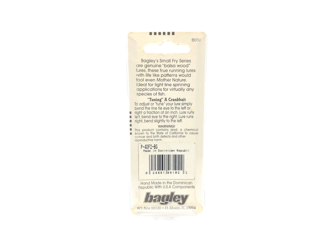 Bagley Small Fry P-4DF2-BG Black on Gold Foil Color