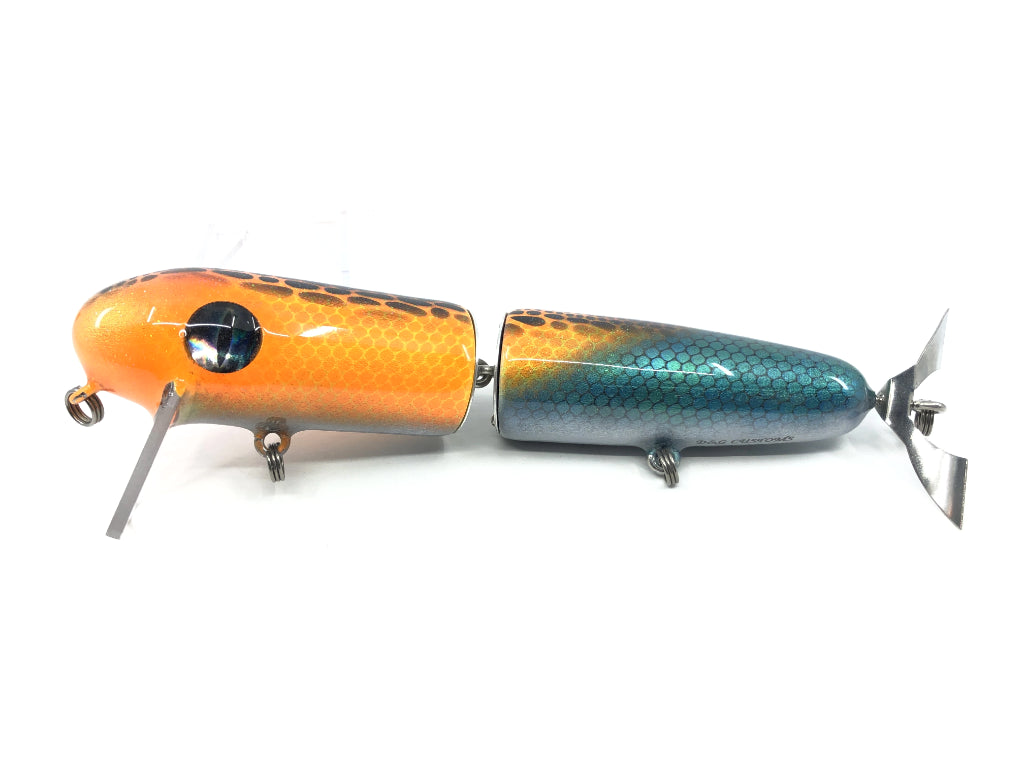 D&G Custom Jack 'n the Box Musky Lure Orange Dart Frog Color