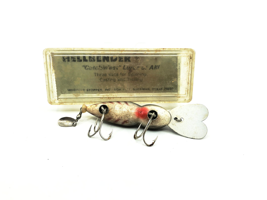 Hellbender Whopper Stopper, Silver Shad/Red Ribs Color with Box