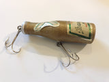 Jamison Lure Company Miller High Life Wooden Bottle Fishing Lure
