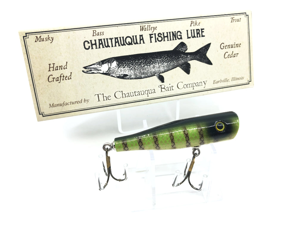 Chautauqua Custom Popper in Yellow Perch 2020 Color
