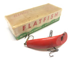 Vintage Helin Flatfish X4 WR White Red Color with Box