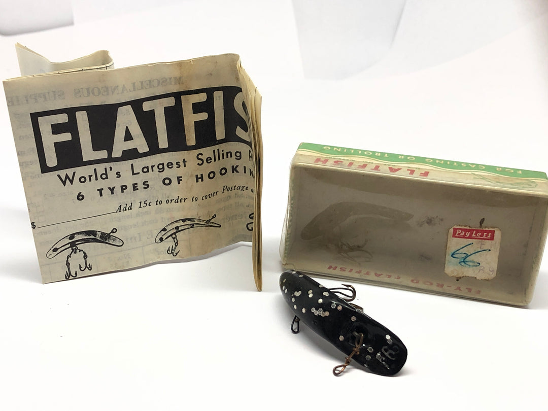 Helin Flatfish F6 BSS Black Silver Sparkles with Box