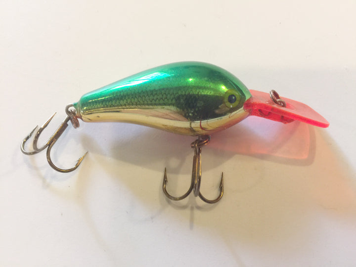 Rapala Fat Rap Red Lip, Green Minnow.