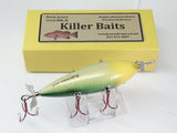 Rusty Jessee Killer Baits Five Hook Minnow in Yellow and Green Color