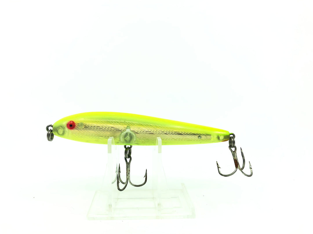 Rebel Jumping Minnow Chartreuse Color