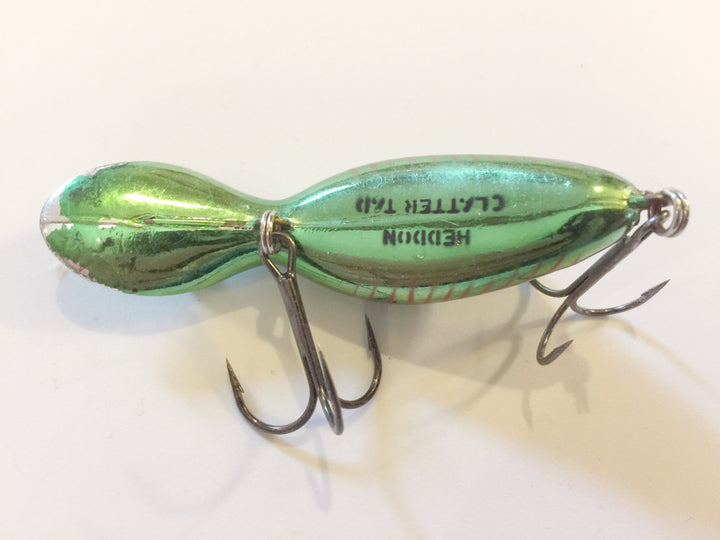 Heddon Tadpolly Clatter Tad Green Red Stripes Pattern