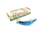 Vintage Helin Flatfish X5 COHO Blue Color with Box and Paperwork