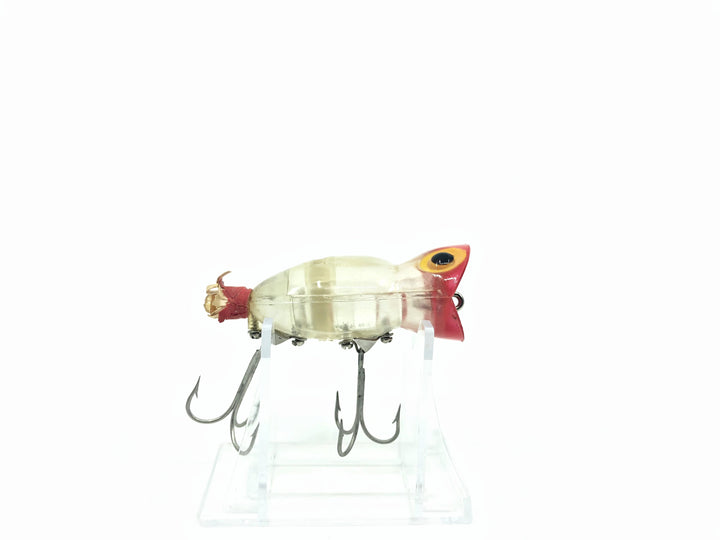 Rare Scented Arbogast Hula Popper in Tough Clear Color