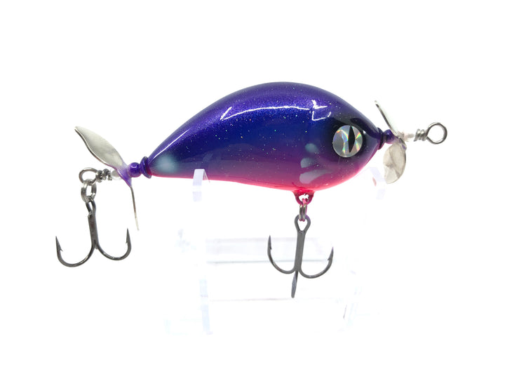 Viper Custom Tackle Bagley Pro Sunny B Twin Spin Purple Shad Color New on Card