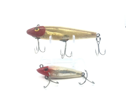 Two L&S Mirrolures both Red and White