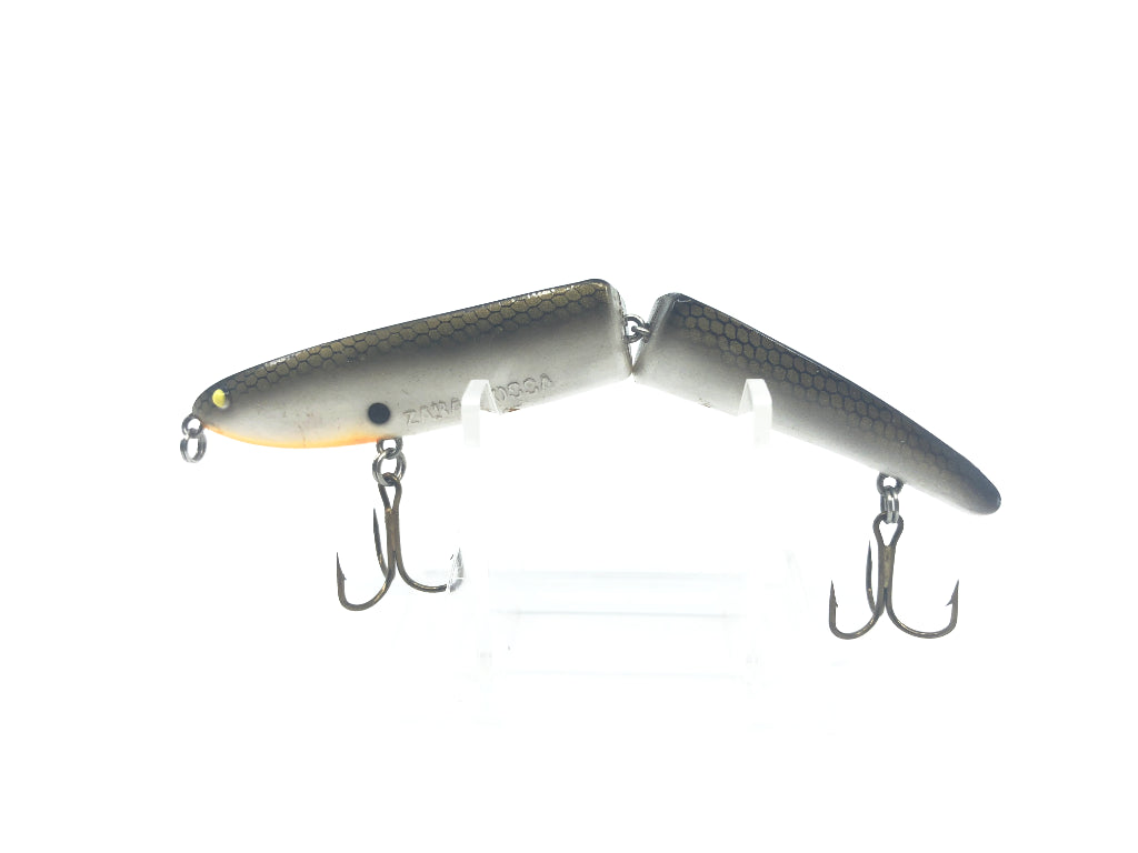Heddon Zaragossa White With Black Back and Gold Scale Color