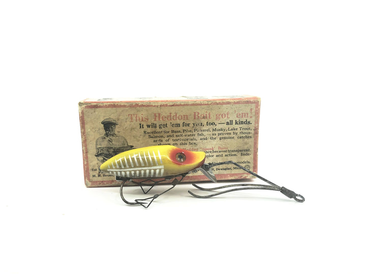 Heddon River Runt No-Snag N9910XRY Yellow Shore Color with Brush Box / Paper