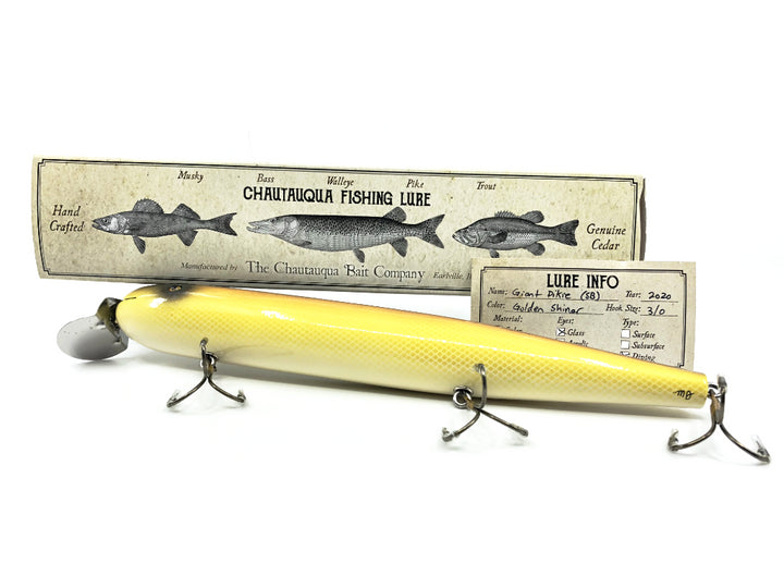 Chautauqua Giant Pikie in Golden Shiner 2020 Color