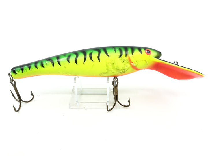 Early Musky Mania Tackle Ernie Lure in Fire Tiger Color