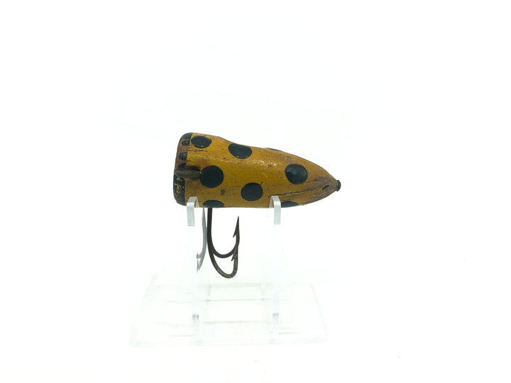 Biff Bait 1925 Milwaukee Wisconsin Lure Yellow/Black Dots Color