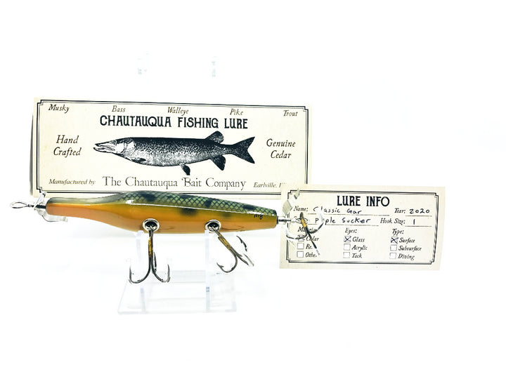 Chautauqua Custom Classic Topwater Gar in Purple Sucker 2020 Color