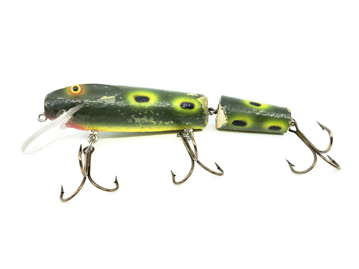 Wiley 6 1/2" Jointed Musky King Jr. in Frog Color Early Model