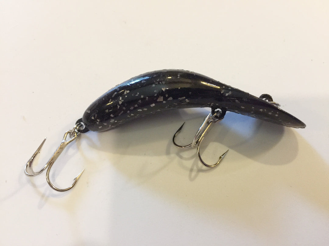 Heddon Tadpolly Clatter Tad Black Silver Glitter