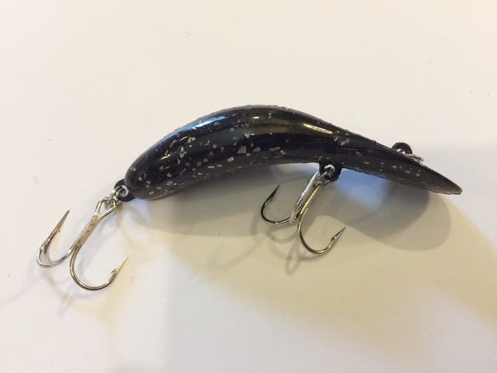 Heddon Tadpolly Clatter Tad Black Silver Glitter