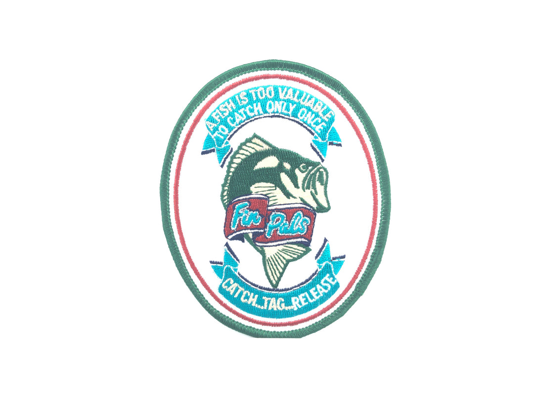 Fin Pals Catch Tag Release Fishing Patch