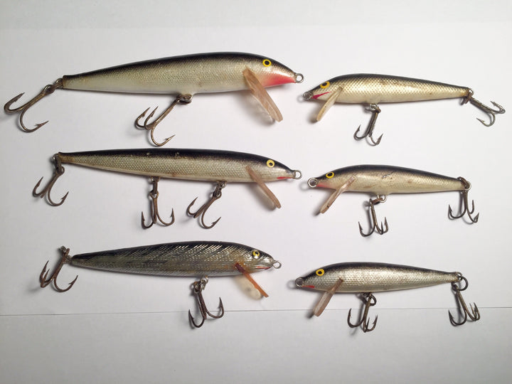 Rapala Minnows Lot of 6 for one Price!