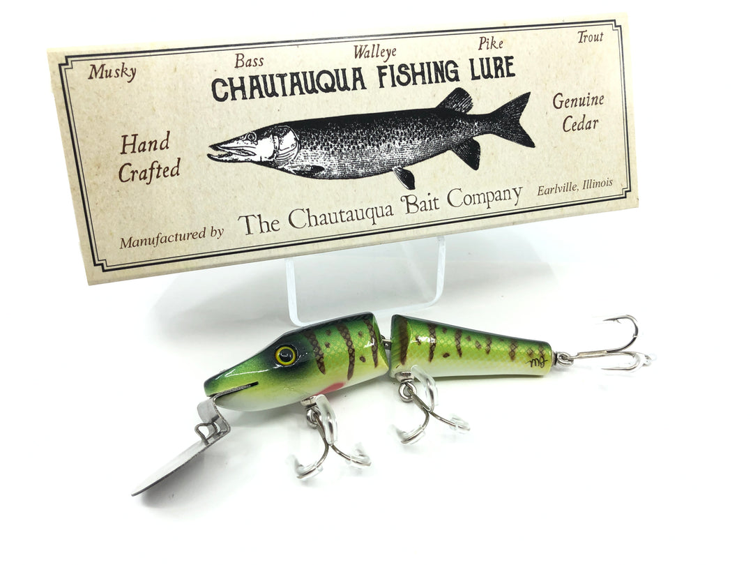 Chautauqua Jointed Piko Plug Custom Yellow Perch 2020 Color