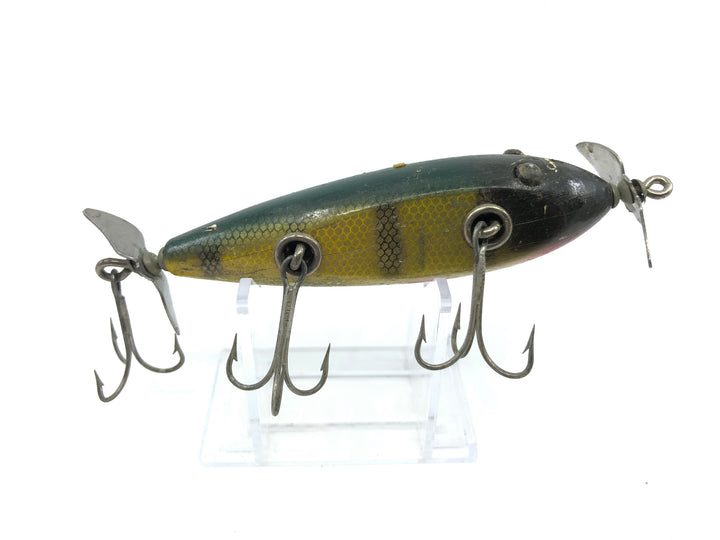 Creek Chub 1500 Injured Minnow in Perch Color 1501 Lure Tack Eyes
