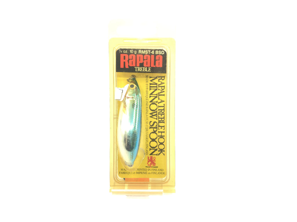 Rapala Minnow Spoon Treble RMST-6 BSD Blue Shad