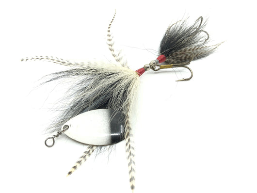 Dreamcatcher Lures Musky Black and White Bucktail