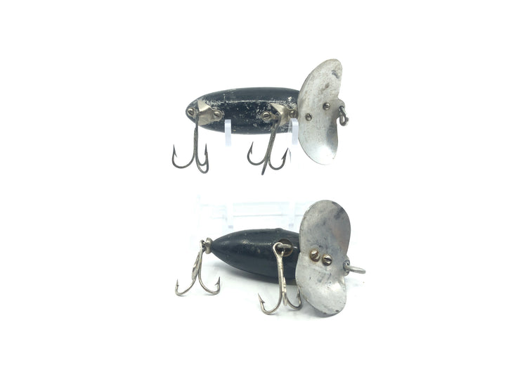 One Arbogast Jitterbug an One Unmarked Jitterbug Look Alike in Black Color