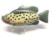Large Fish Decoy Hand Carved Bass 8" Long