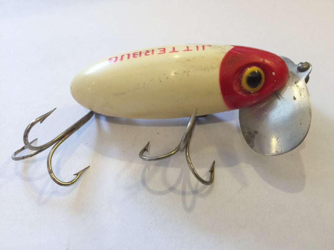Arbogast Jitterbug Red and White
