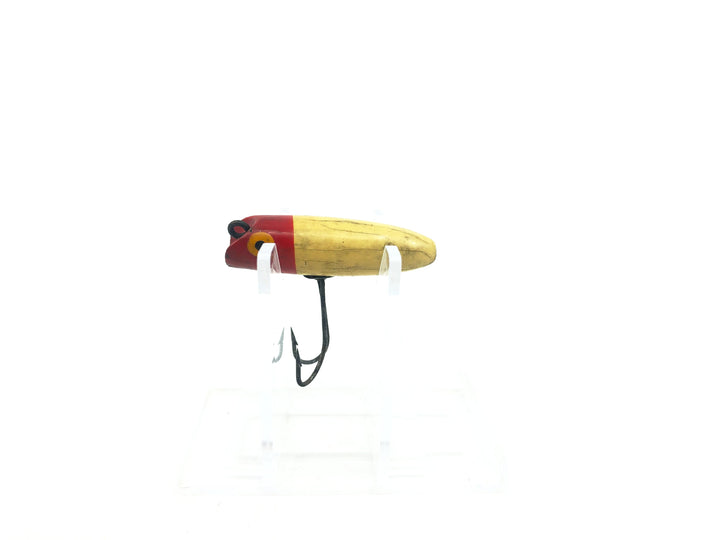 Paw Paw Groove Head Minnow Fly-Lure, Red White Color