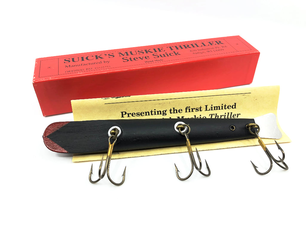 Suick Muskie Thriller Special Edition New in Box All Black Color
