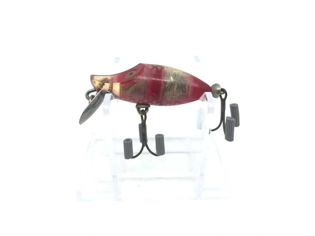 Heddon Tiny River Runt 350 Fish Flash 9110FF-GR Gold Reflector Red Scale