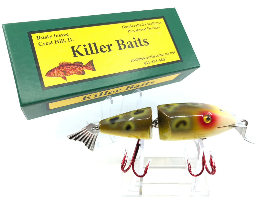 Rusty Jessee Killer Baits Creek Chub Wiggle Fish Frog Color 2019