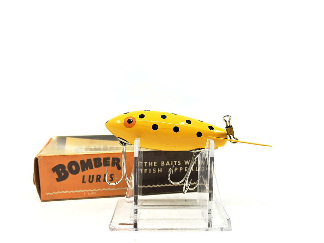 Wooden Bomber 500 Series 539 Yellow Black Spots Color with Box