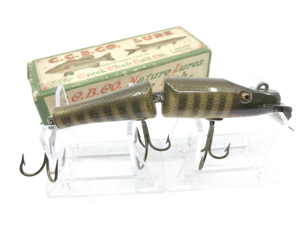 Creek Chub Jointed Pikie 2600 in Box Wooden Lure GE DLT