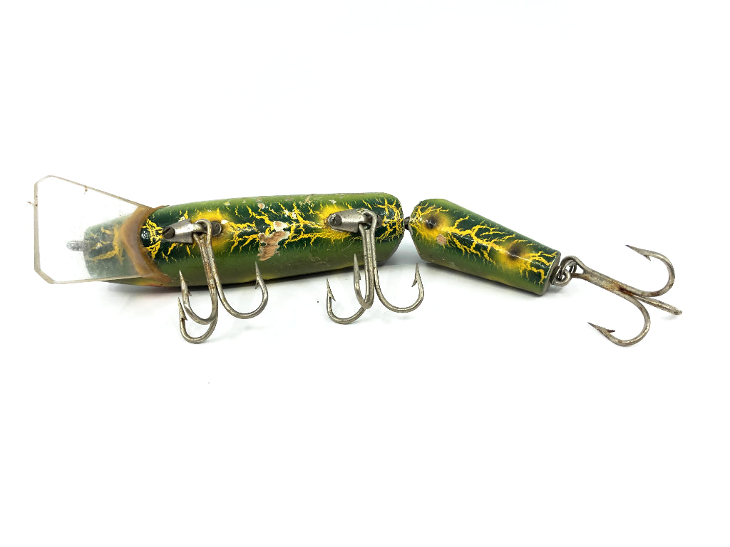 Wiley Jointed 6 1/2" Musky Killer in Frog Crackle Belly Color