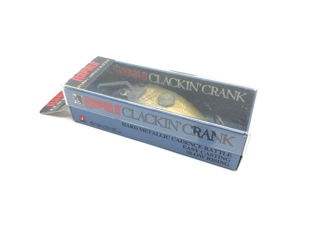 Rapala Clackin' Crank CNC-74 GO Gold Olive Color New in Box Old Stock