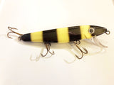 Bradrock Molly Bait 7 1/4" Musky Lure in a Jail Bird or Bumble Bee Color