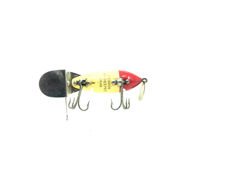 Heddon Go-Depper Crab, RH Red Head White Body Color