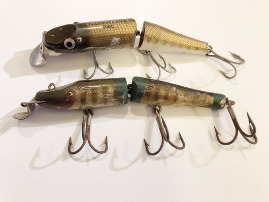 Creek Chub Jointed Pikies Musky Warriors Lot of Two