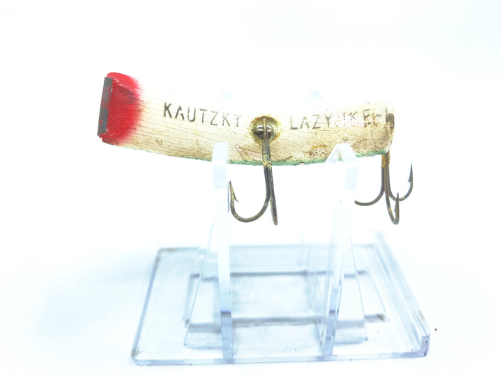 Vintage Kautzky's Wooden Lazy Ike KL-26 F Frog.