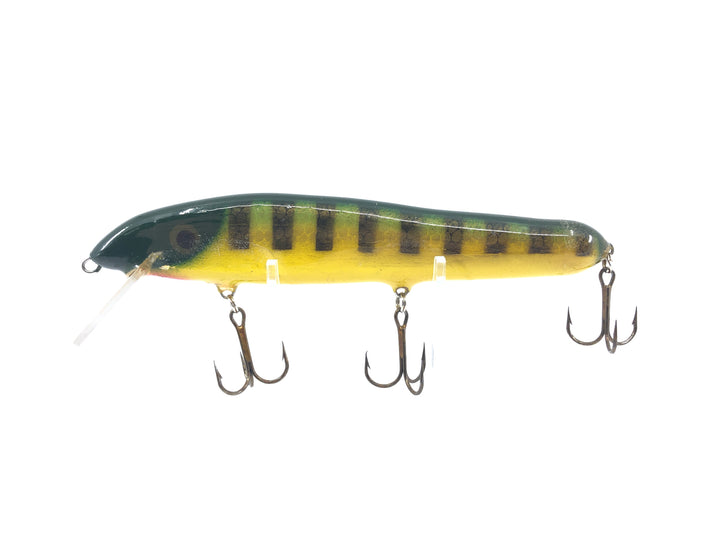 Crane 207 Musky Lure Green Perch Yellow Belly Color