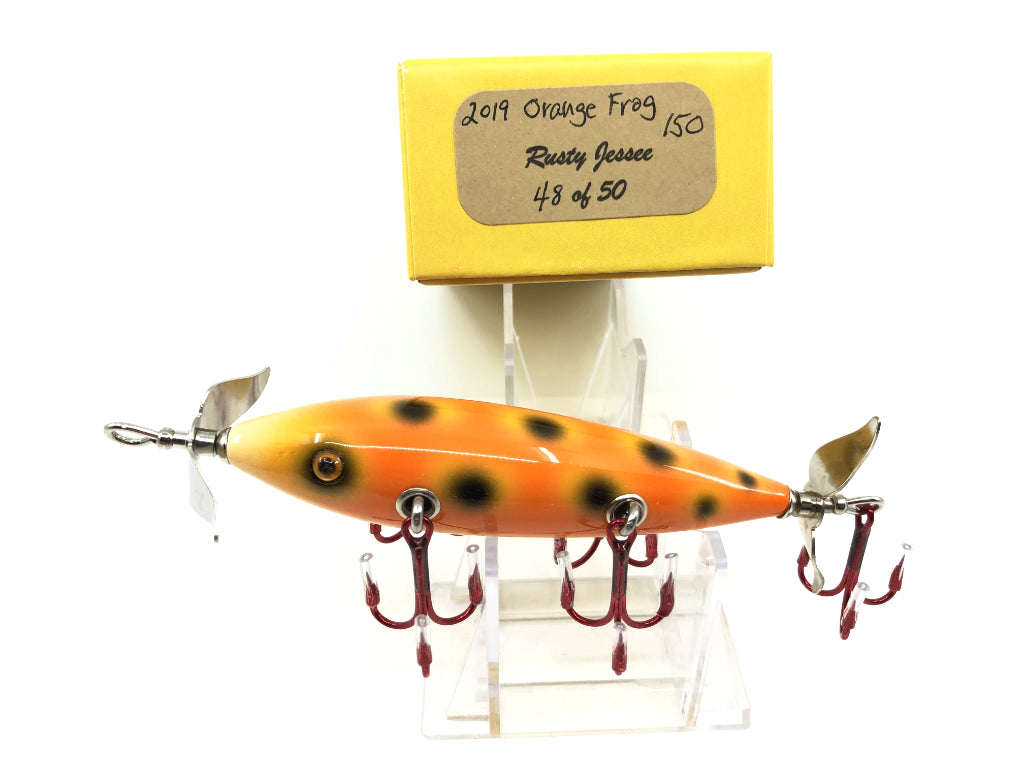 Rusty Jessee Killer Baits Model 150 Minnow in Orange Frog Color 2019